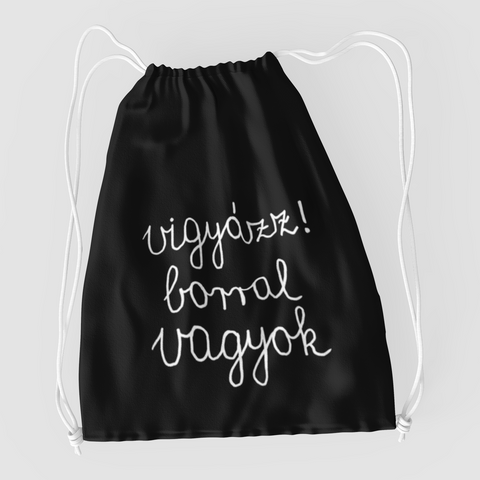 Vigyázz! Borral vagyok tornazsák